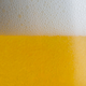 closeup of beer bubbles
